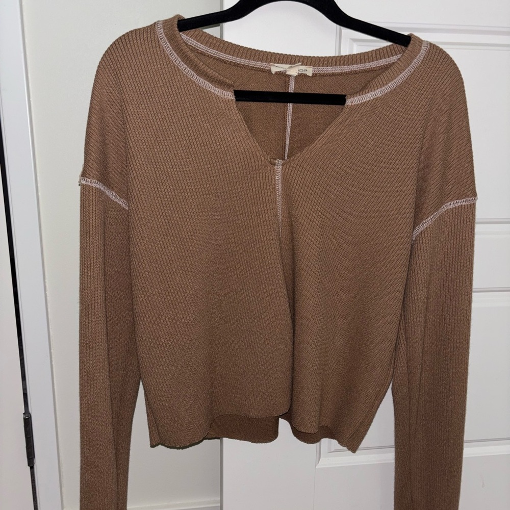 Brown Knit Sweater
